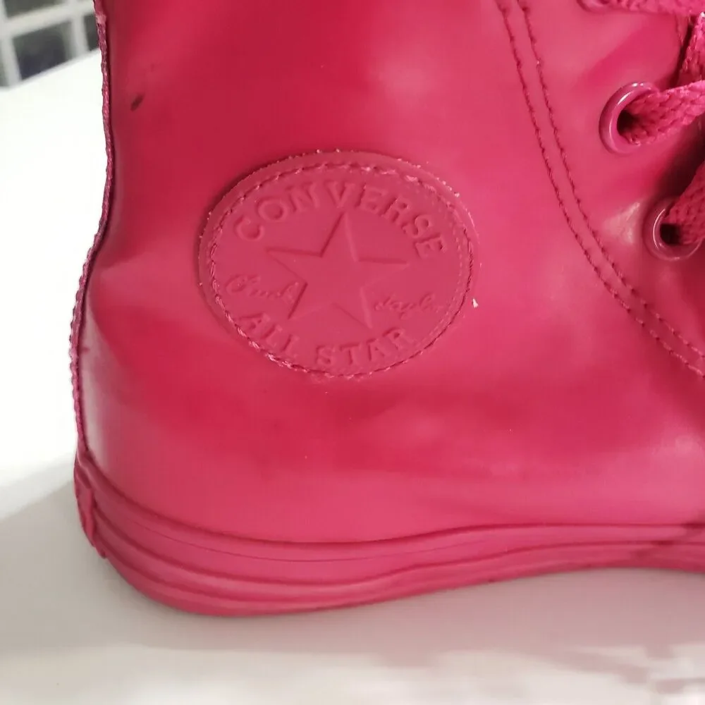 Converse Girls Youth 3 Chuck Taylor All Star Unisex Hightop Sneaker Pink Lace Up
